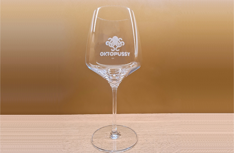 Oktopussy Rotweinglas